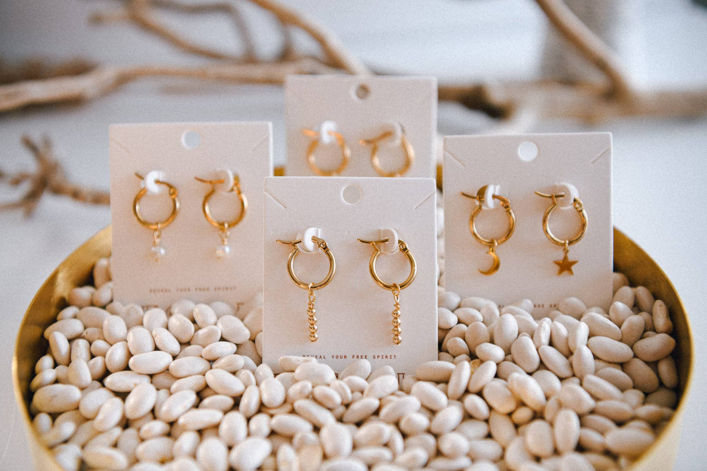 The Classic Gold Hoop Earrings