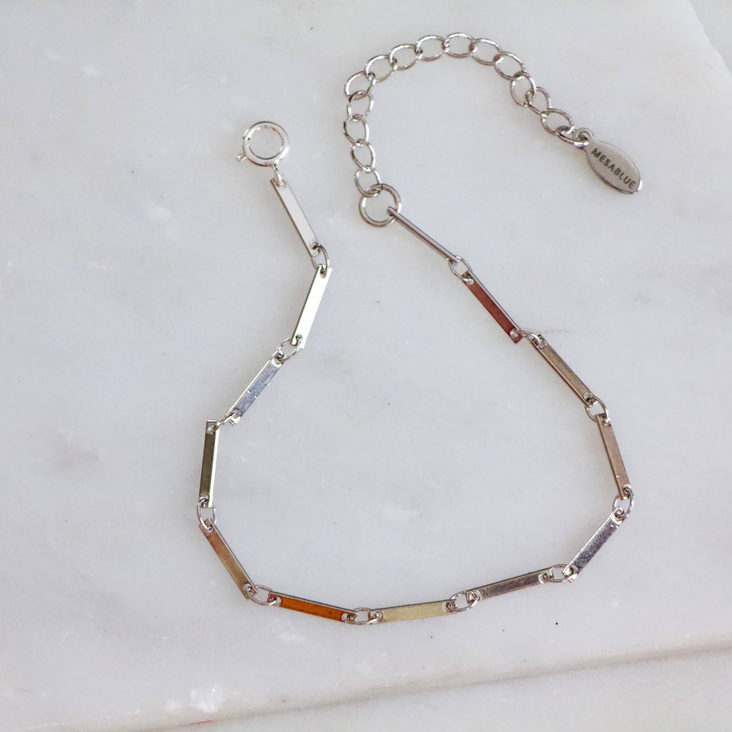 Bar Chain Bracelet - Silver