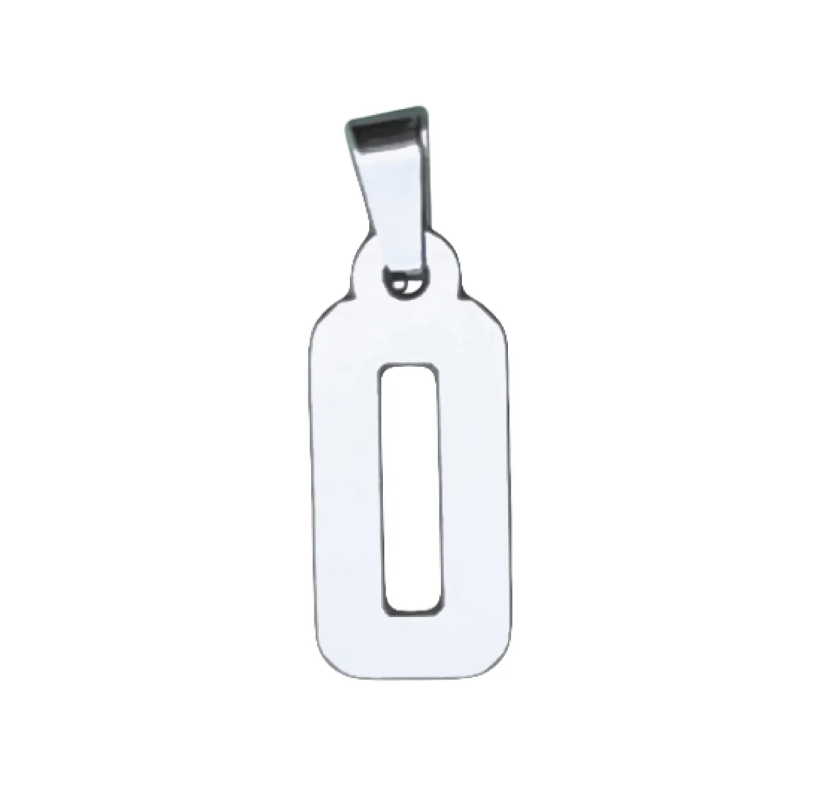Customer Number Pendant Necklace - Stainless Steel