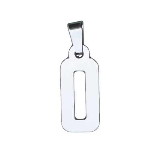 Customer Number Pendant Necklace - Stainless Steel