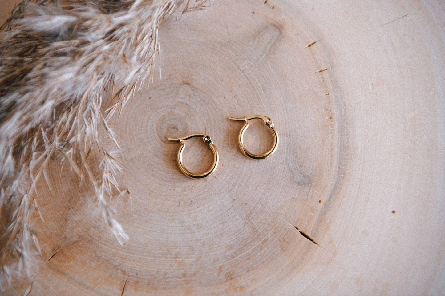 The Classic Gold Hoop Earrings