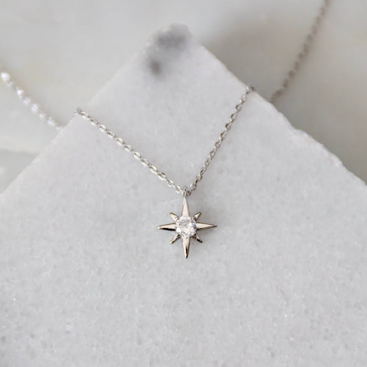 Mini Star Necklace - Silver