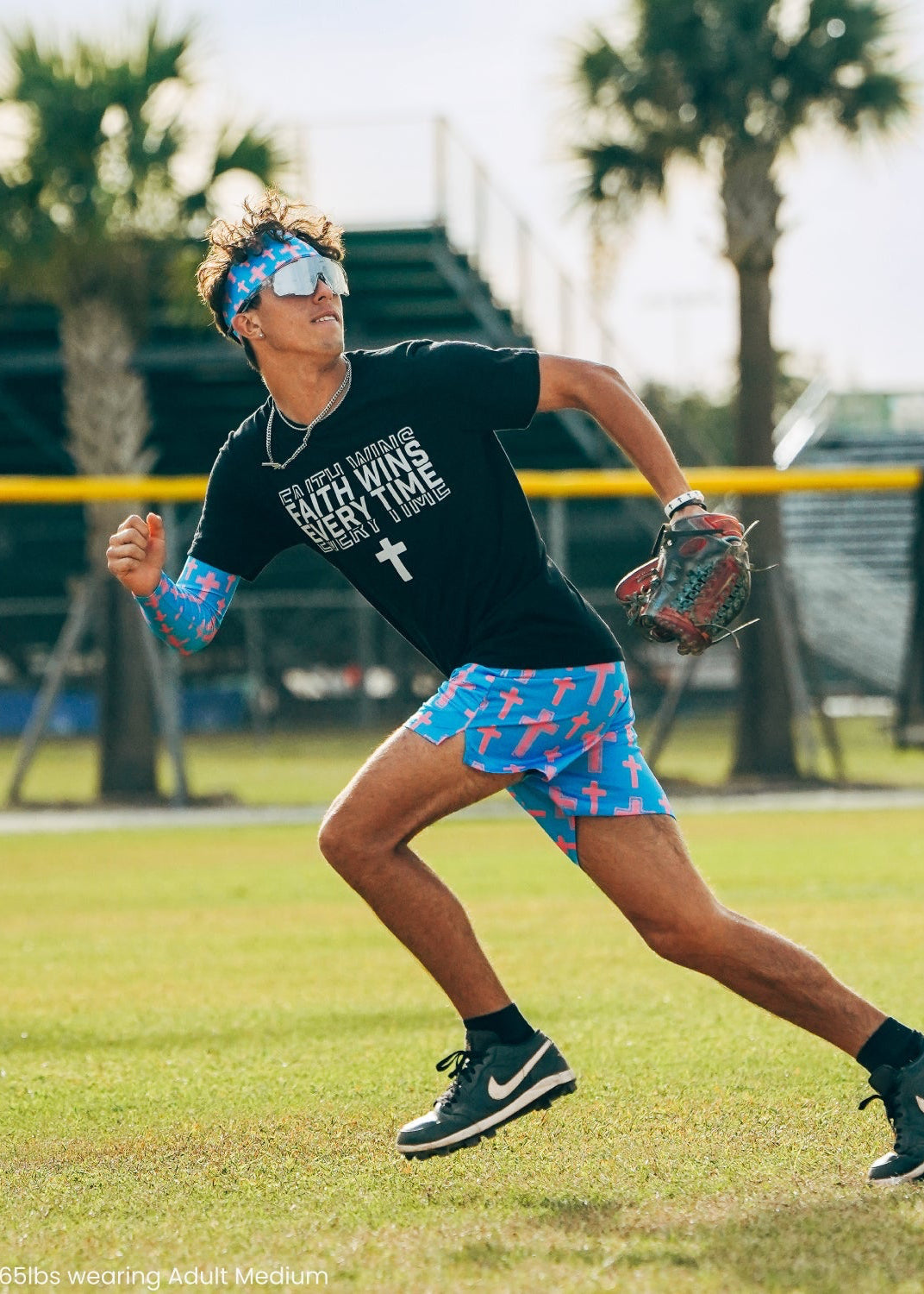 Cotton Candy Cross Shorts
