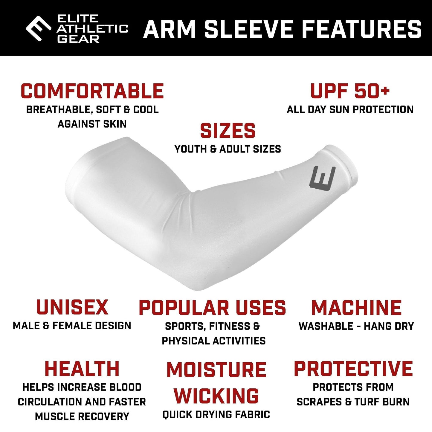 Red Sprinkles Arm Sleeve